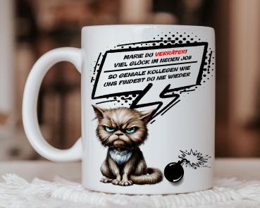 Coffee mug traitor Cat